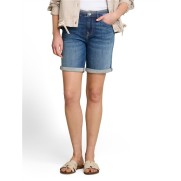 Tom Tailor Damesmode Maya Tapered Bermuda jeansshort met stretch 1051487